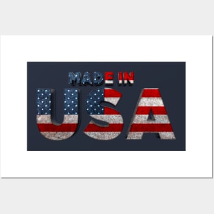 Made in USA - 3D Letters Posters and Art